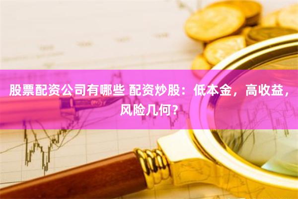 股票配资公司有哪些 配资炒股：低本金，高收益，风险几何？